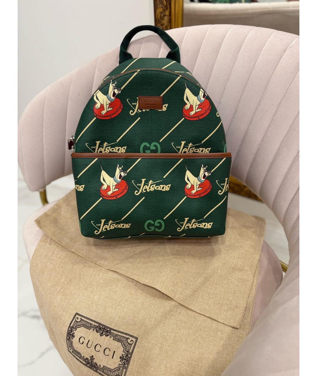GUCCI Зеленый рюкзак, фото 9
