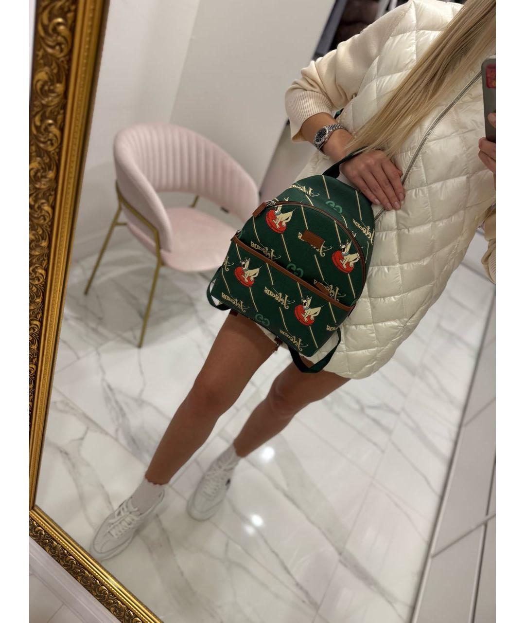 GUCCI Зеленый рюкзак, фото 7