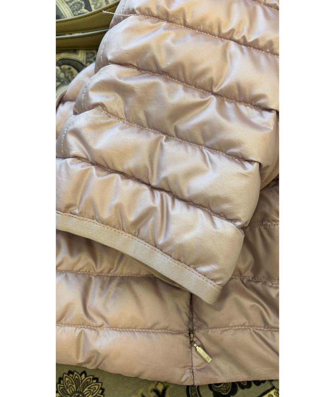 WEEKEND MAX MARA Розовая полиэстеровая куртка, фото 7