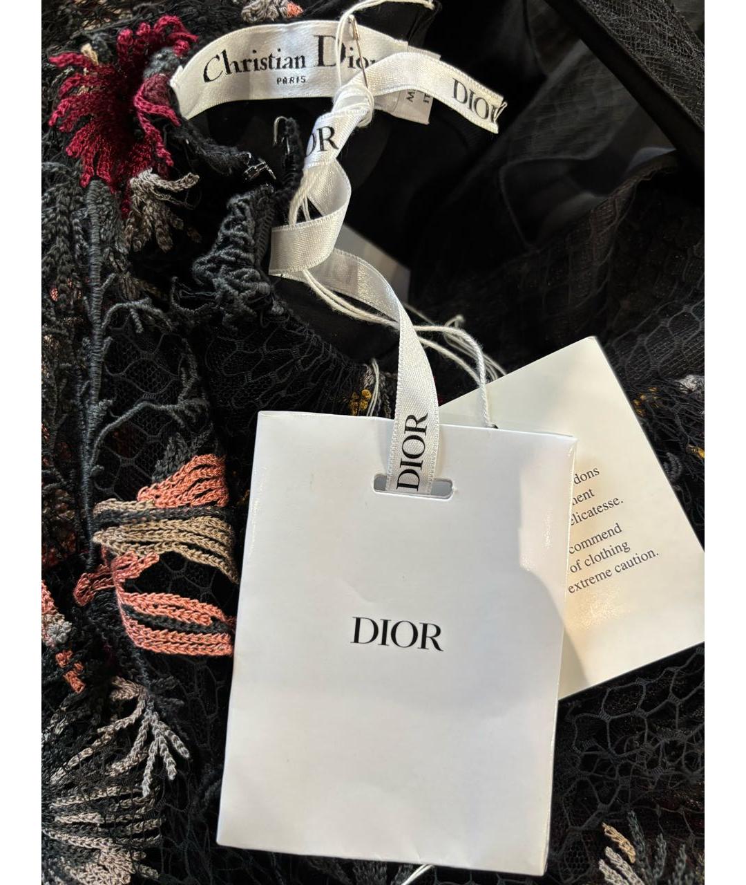 CHRISTIAN DIOR Черное замшевое вечернее платье, фото 3