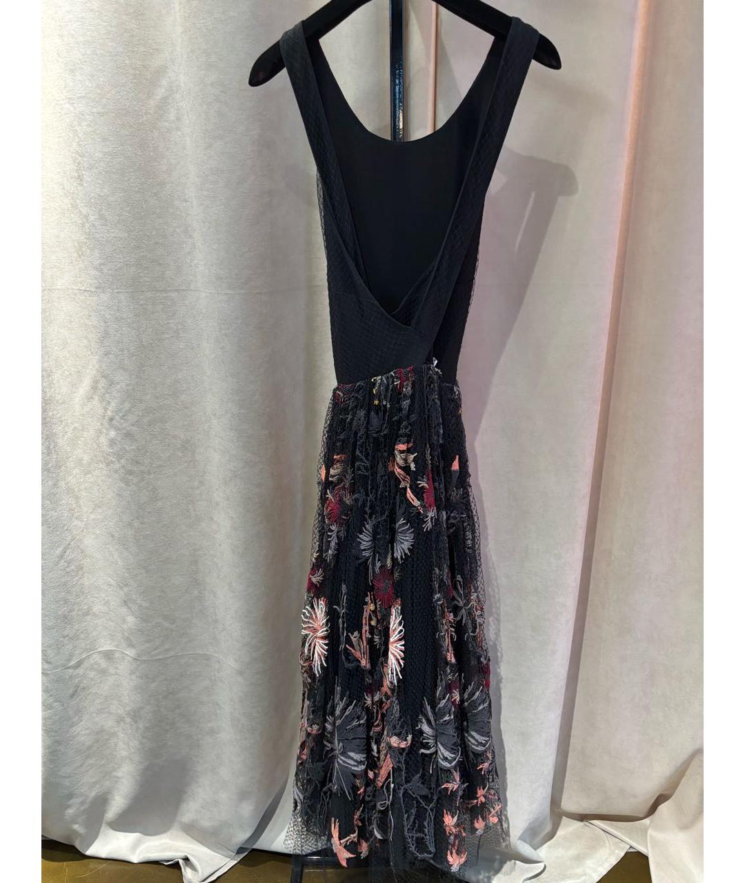 CHRISTIAN DIOR Черное замшевое вечернее платье, фото 2