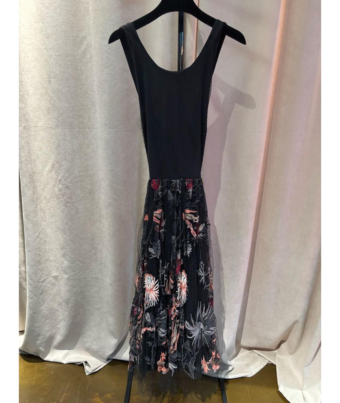 CHRISTIAN DIOR Черное замшевое вечернее платье, фото 8