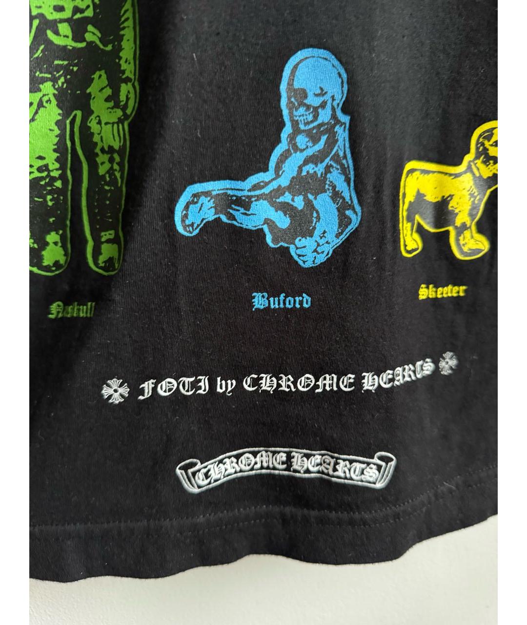 CHROME HEARTS Черная футболка, фото 5