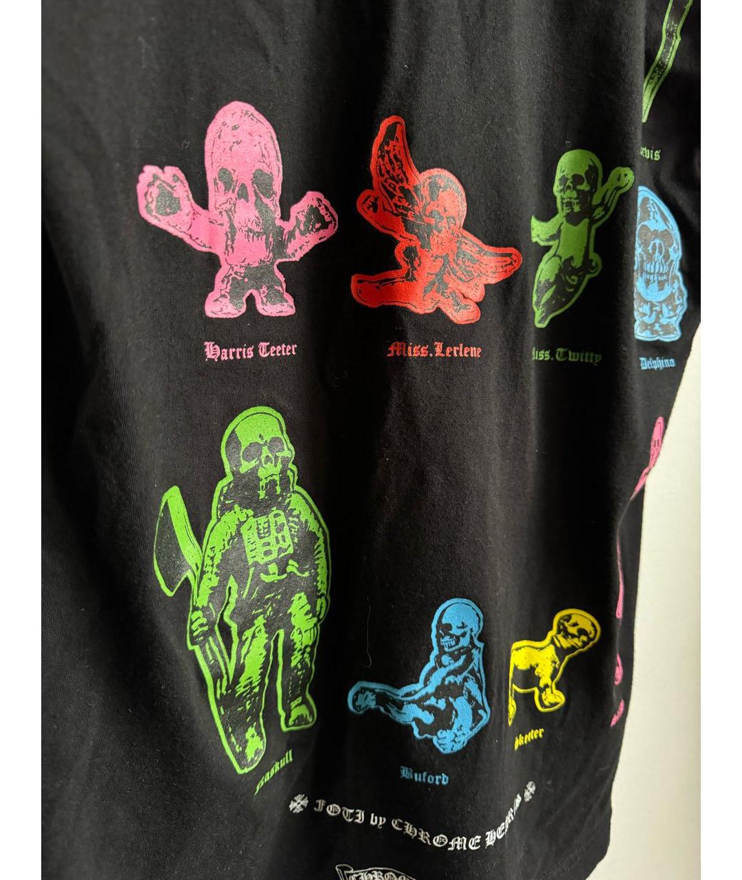 CHROME HEARTS Черная футболка, фото 4