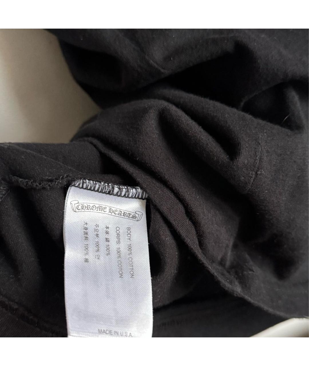 CHROME HEARTS Черная футболка, фото 8