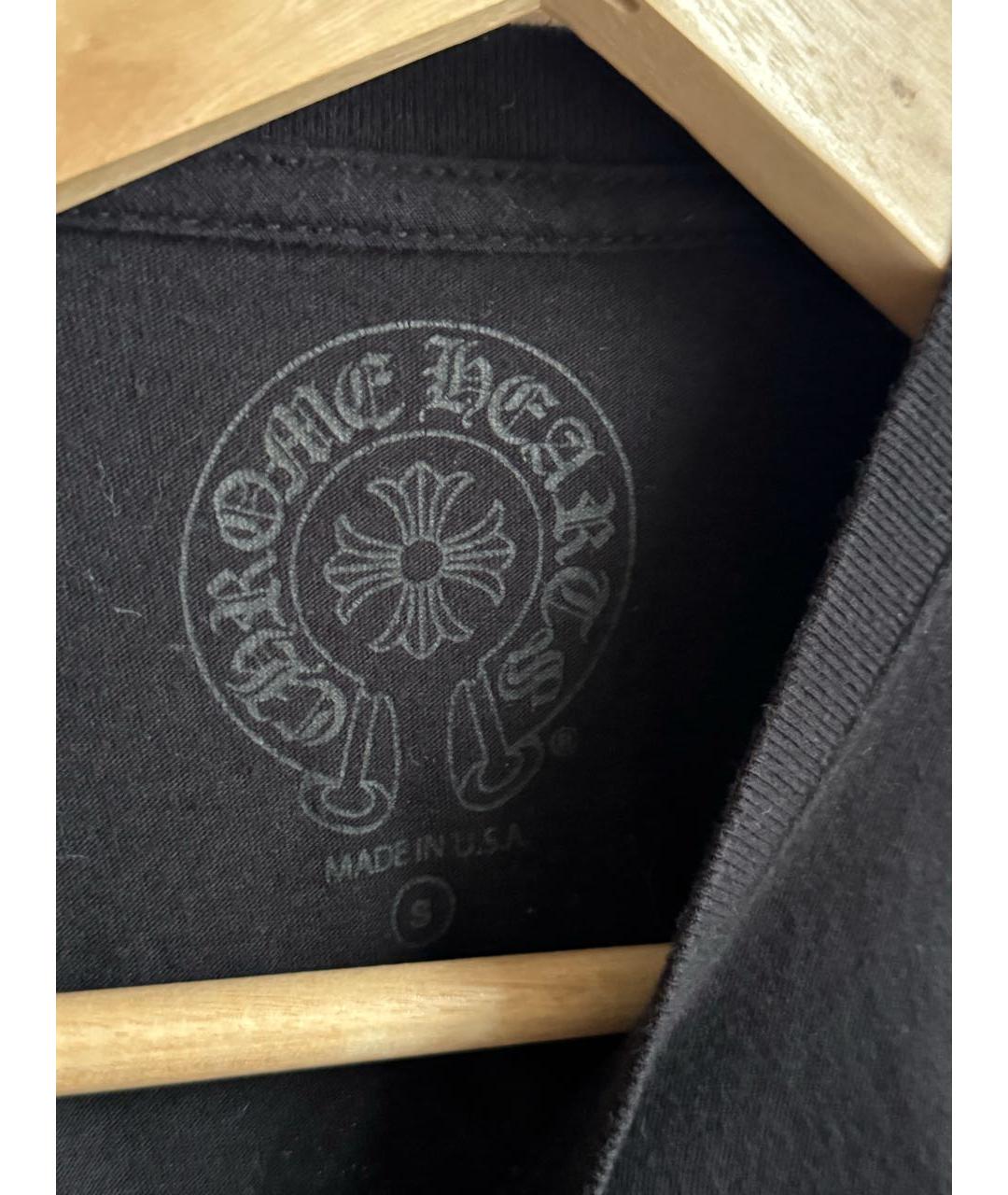 CHROME HEARTS Черная футболка, фото 3