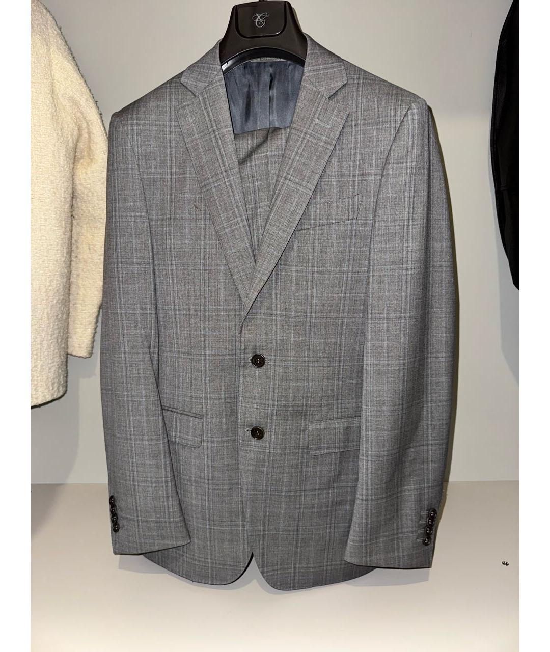 CANALI Антрацитовый классический костюм, фото 9