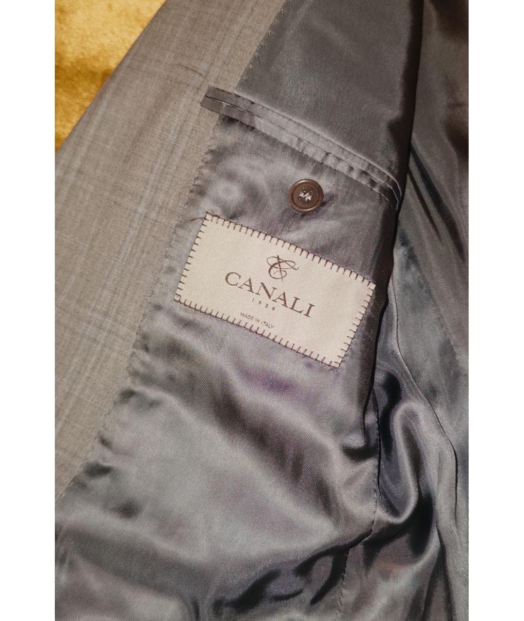 CANALI Антрацитовый классический костюм, фото 6