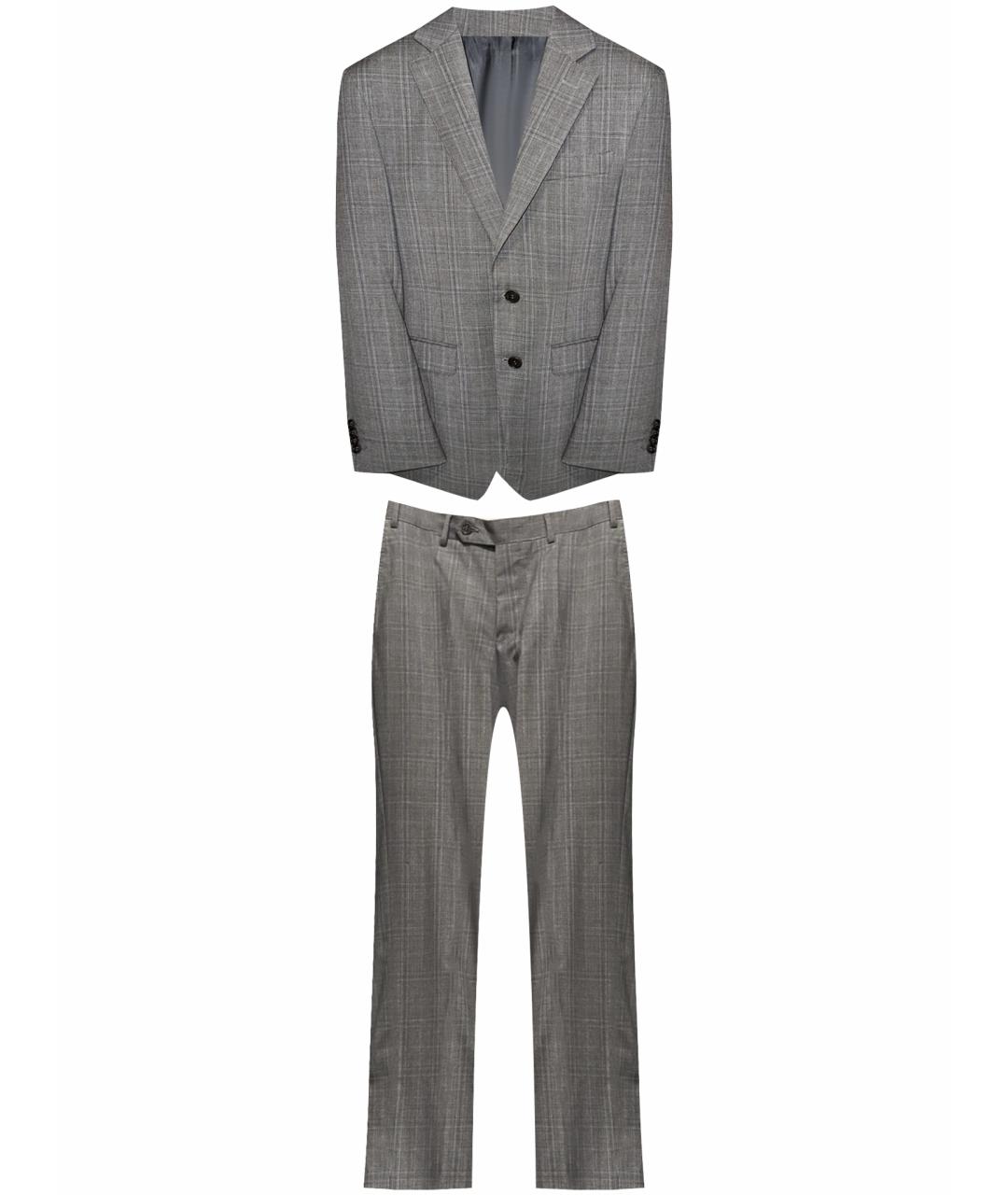 CANALI Антрацитовый классический костюм, фото 1