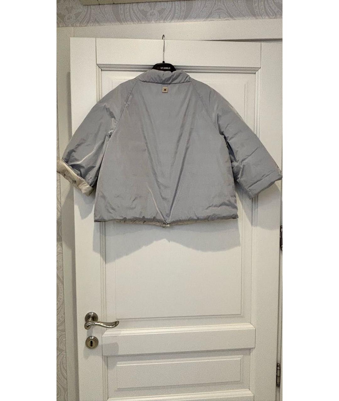 WEEKEND MAX MARA Бежевая полиэстеровая куртка, фото 6