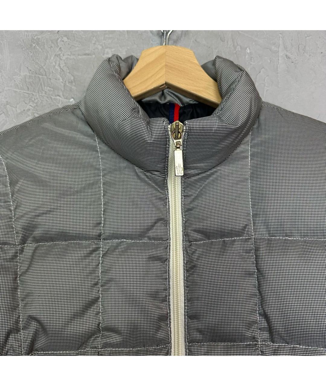 MONCLER GRENOBLE Серый пуховик, фото 6