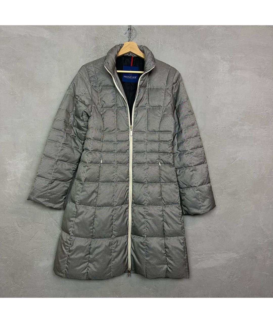 MONCLER GRENOBLE Серый пуховик, фото 2