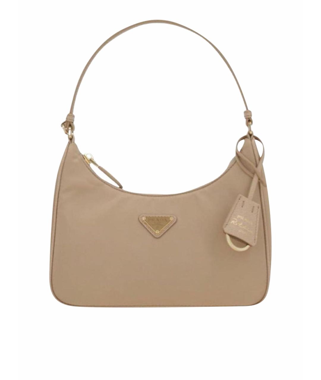 PRADA Бежевая сумка с короткими ручками, фото 1
