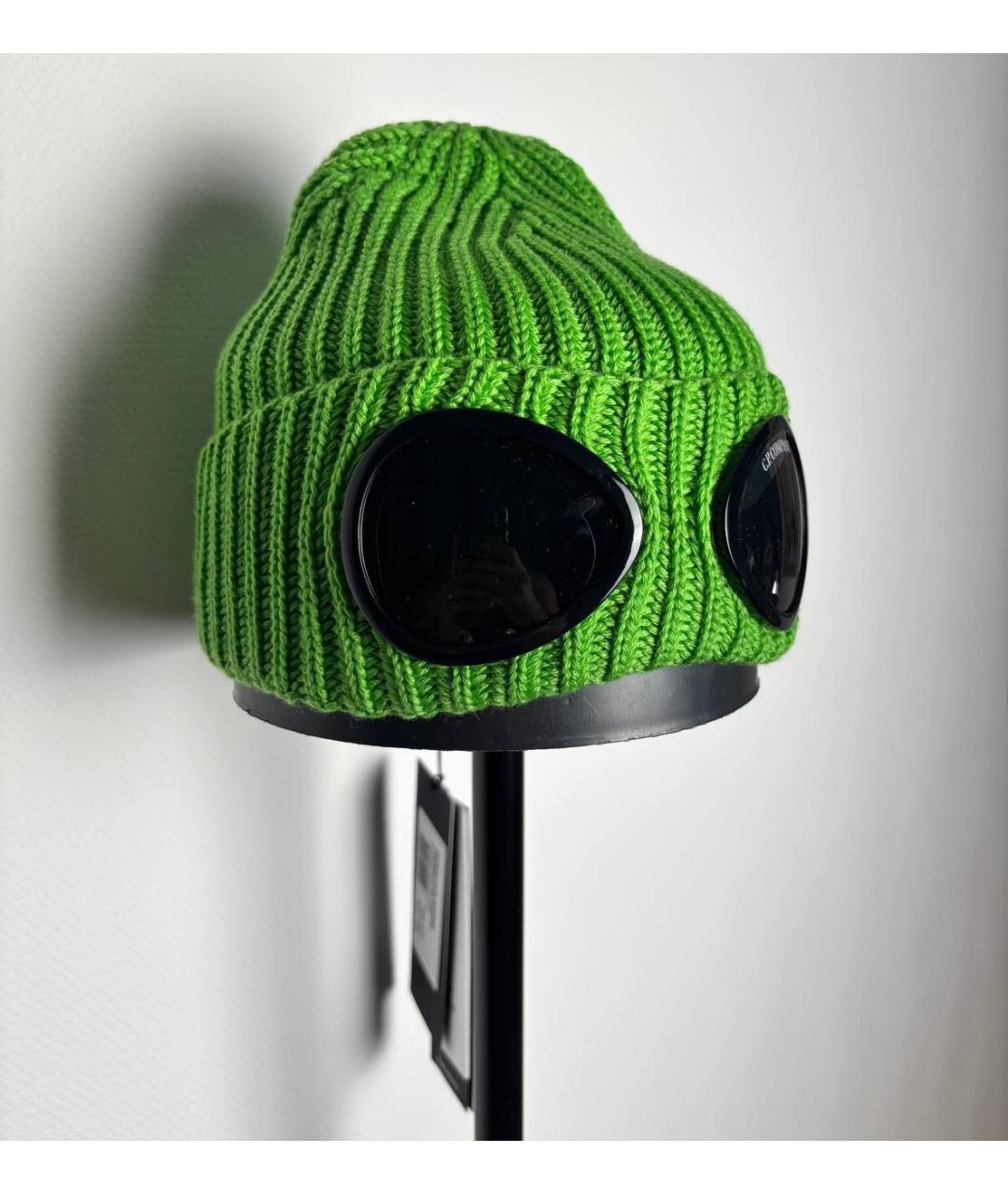 CP COMPANY Зеленая шерстяная шапка, фото 2