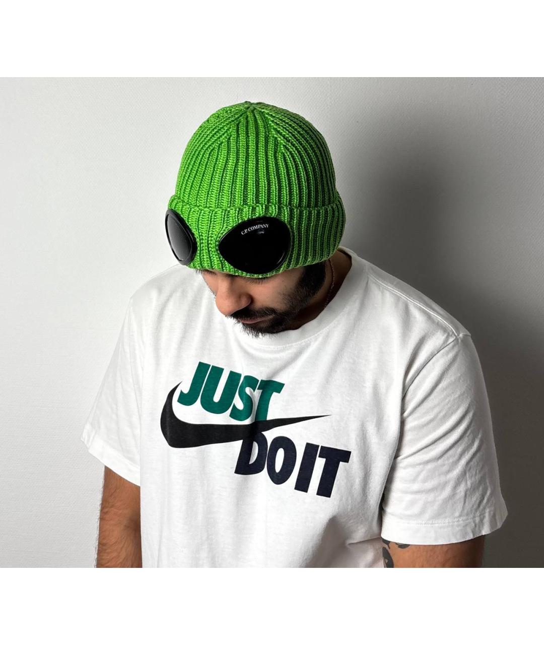 CP COMPANY Зеленая шерстяная шапка, фото 9