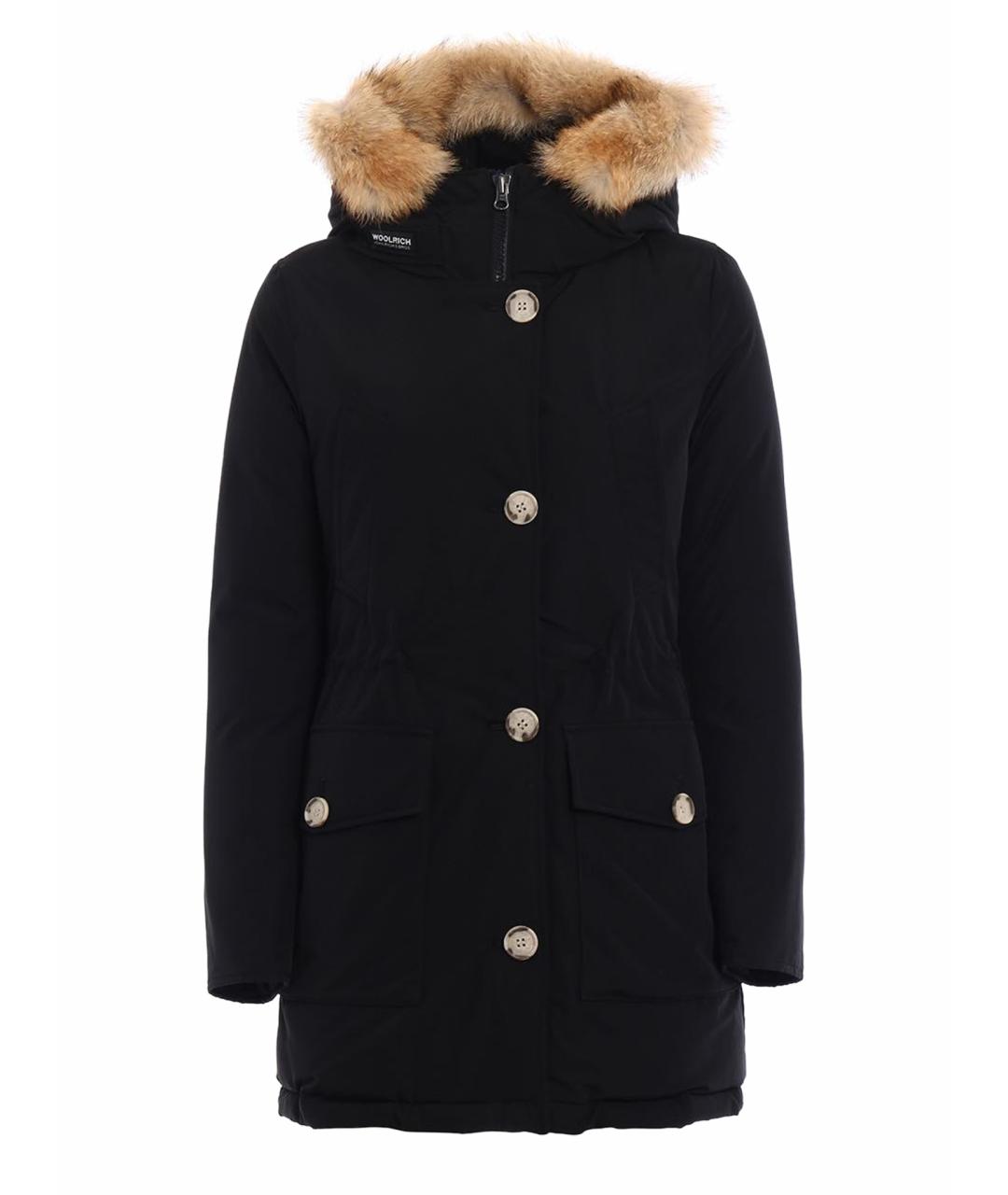 WOOLRICH Черная полиэстеровая парка, фото 1