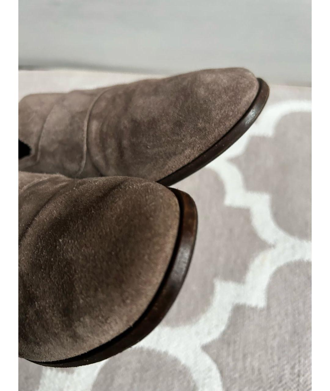 CESARE PACIOTTI Бежевые замшевые туфли, фото 3