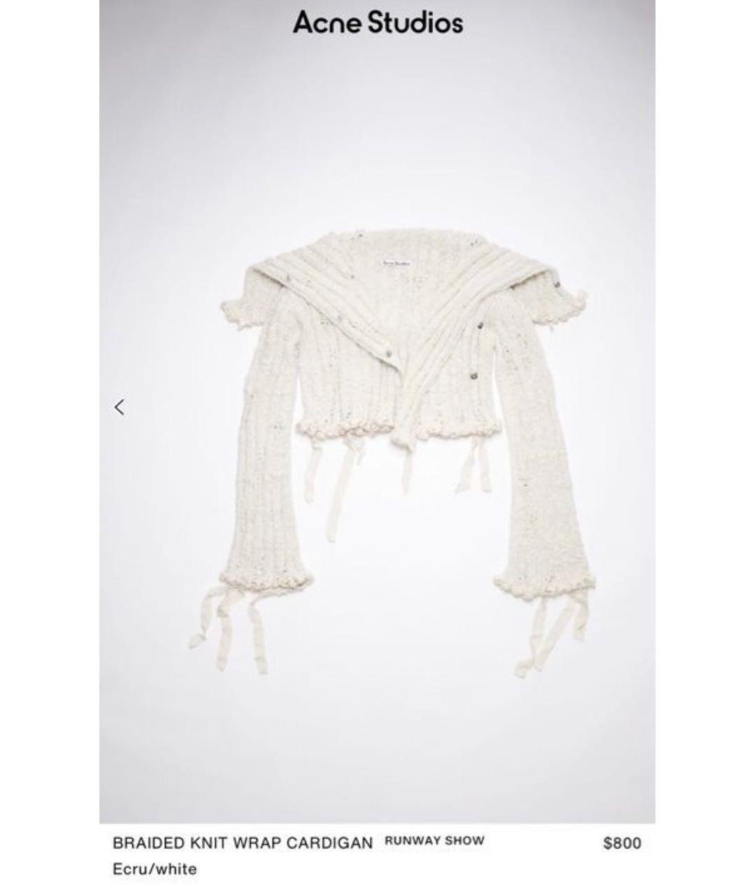 ACNE STUDIOS Шерстяной кардиган, фото 2