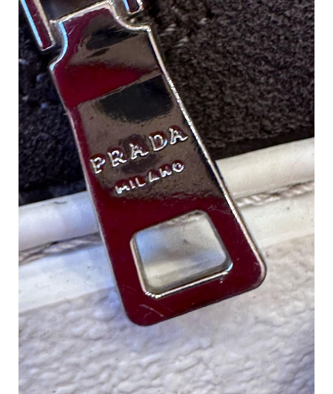 PRADA Коричневые замшевые ботинки, фото 6