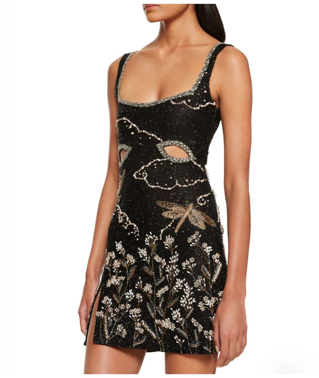 American vintage Черное вечернее платье, фото 2