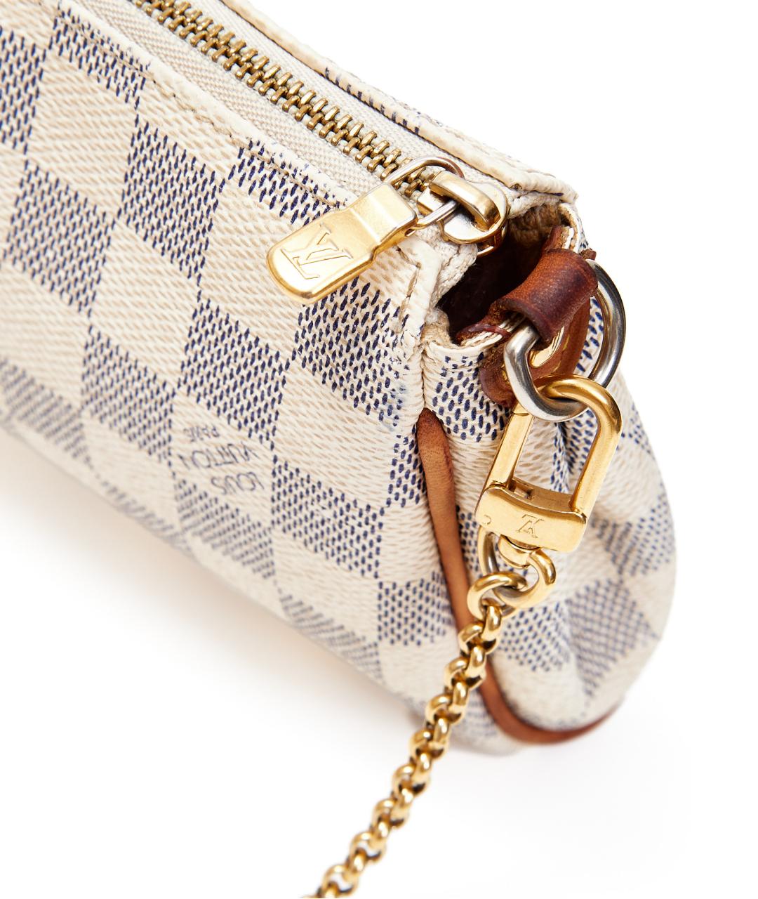 LOUIS VUITTON Бежевая кожаная сумка с короткими ручками, фото 6