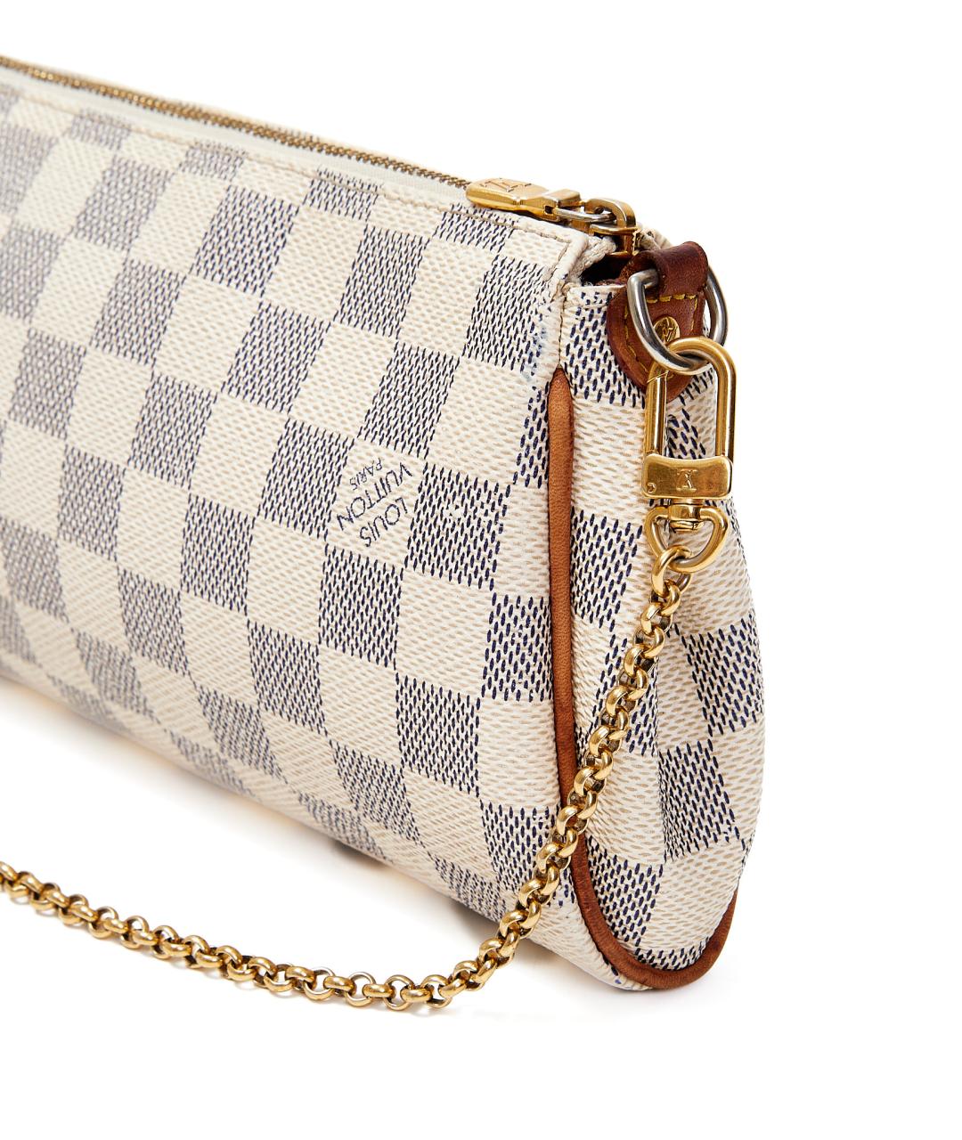 LOUIS VUITTON Бежевая кожаная сумка с короткими ручками, фото 4