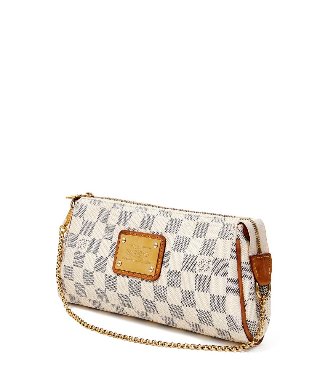 LOUIS VUITTON Бежевая кожаная сумка с короткими ручками, фото 2