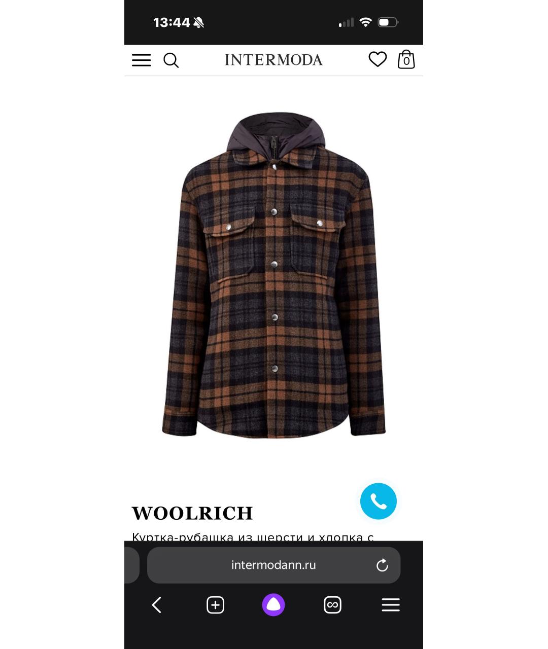 WOOLRICH Мульти шерстяная куртка, фото 8