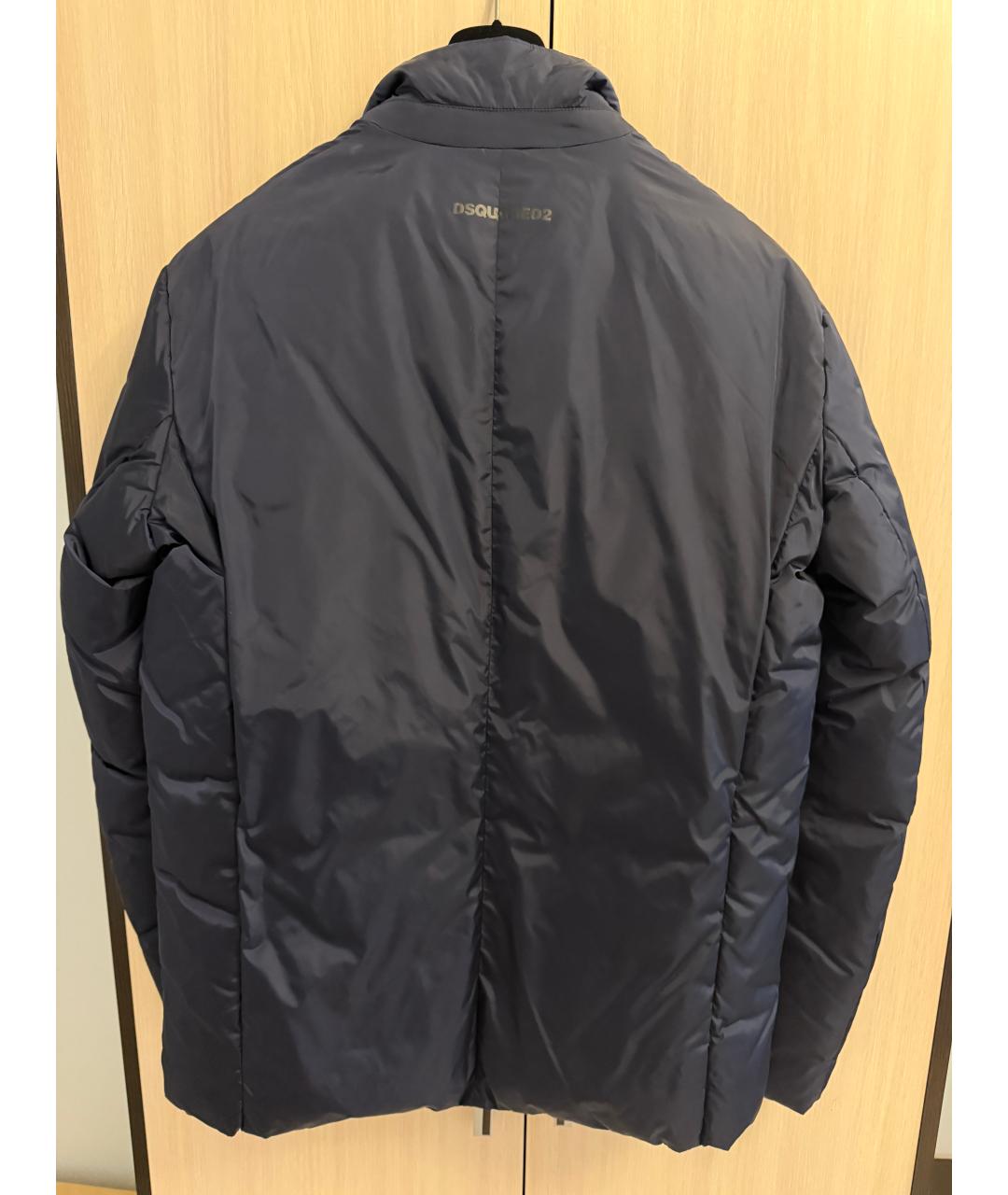 DSQUARED2 Синий полиэстеровый пуховик, фото 2