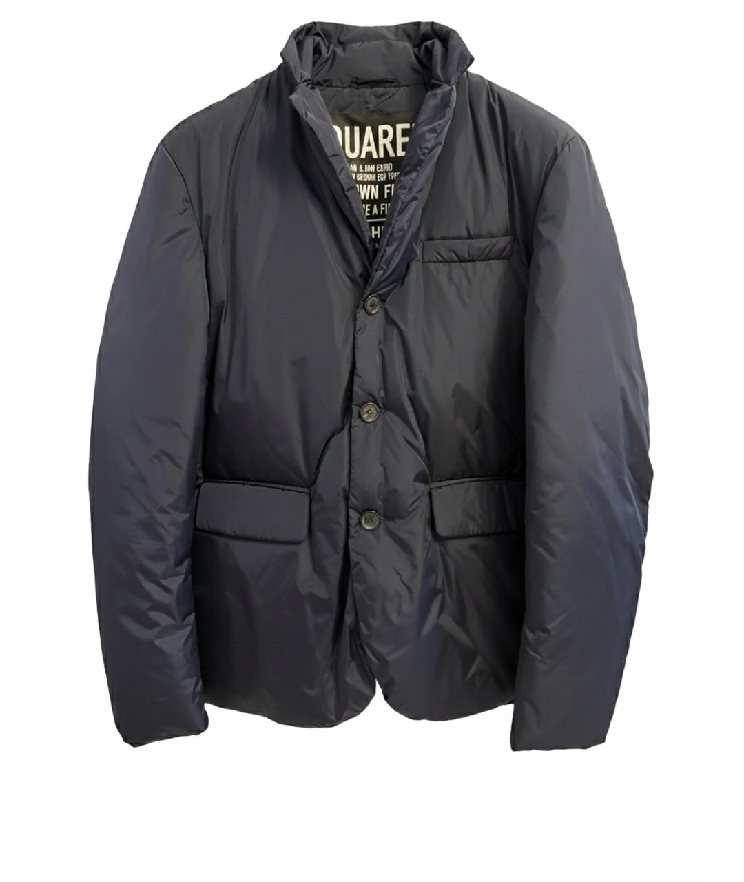 DSQUARED2 Синий полиэстеровый пуховик, фото 1