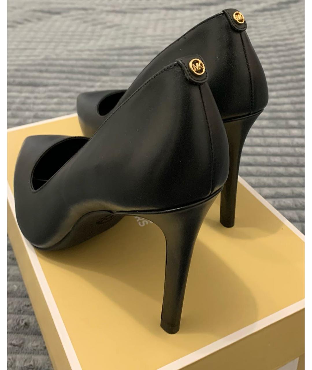 MICHAEL KORS Черные кожаные туфли, фото 4