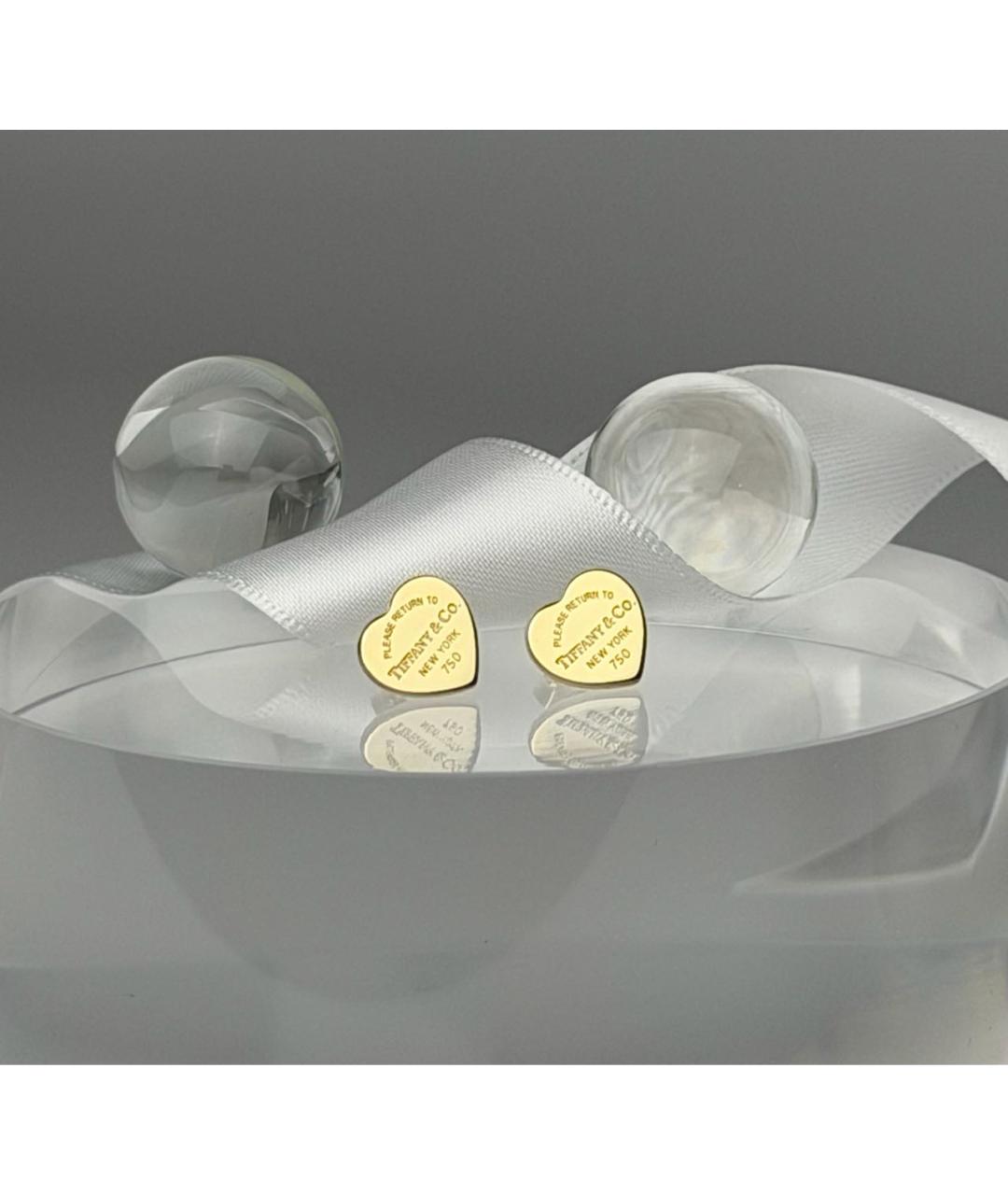 TIFFANY&CO Золотые серьги из желтого золота, фото 4