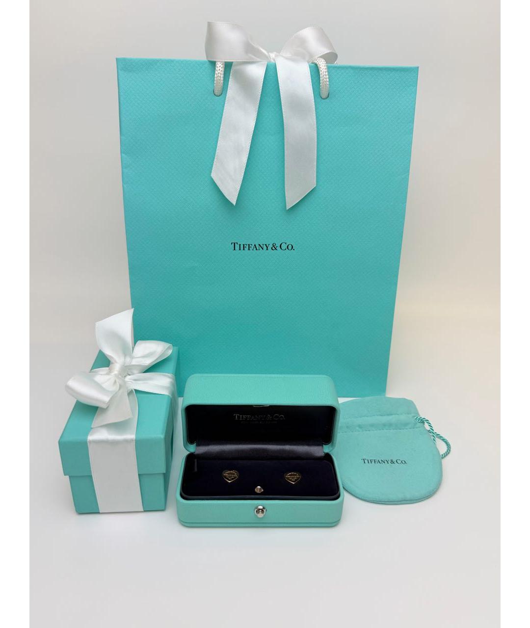 TIFFANY&CO Золотые серьги из желтого золота, фото 2