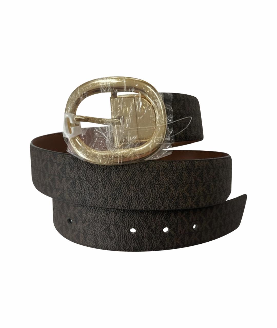 MICHAEL KORS Коричневый ремень из искусственной кожи, фото 1