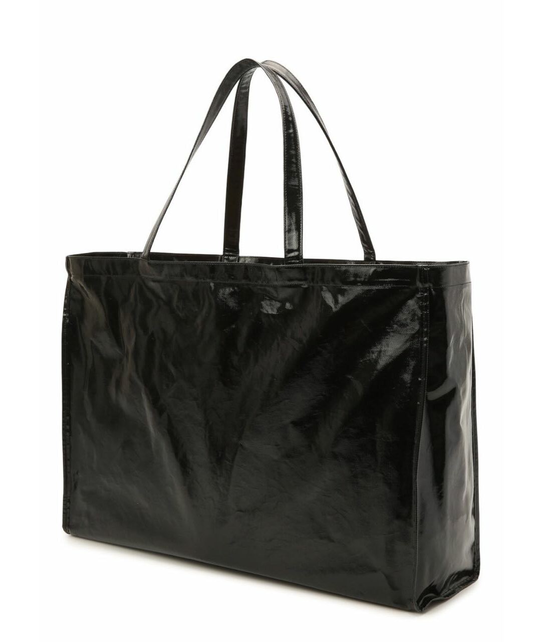 ACNE STUDIOS Черная тканевая сумка тоут, фото 3