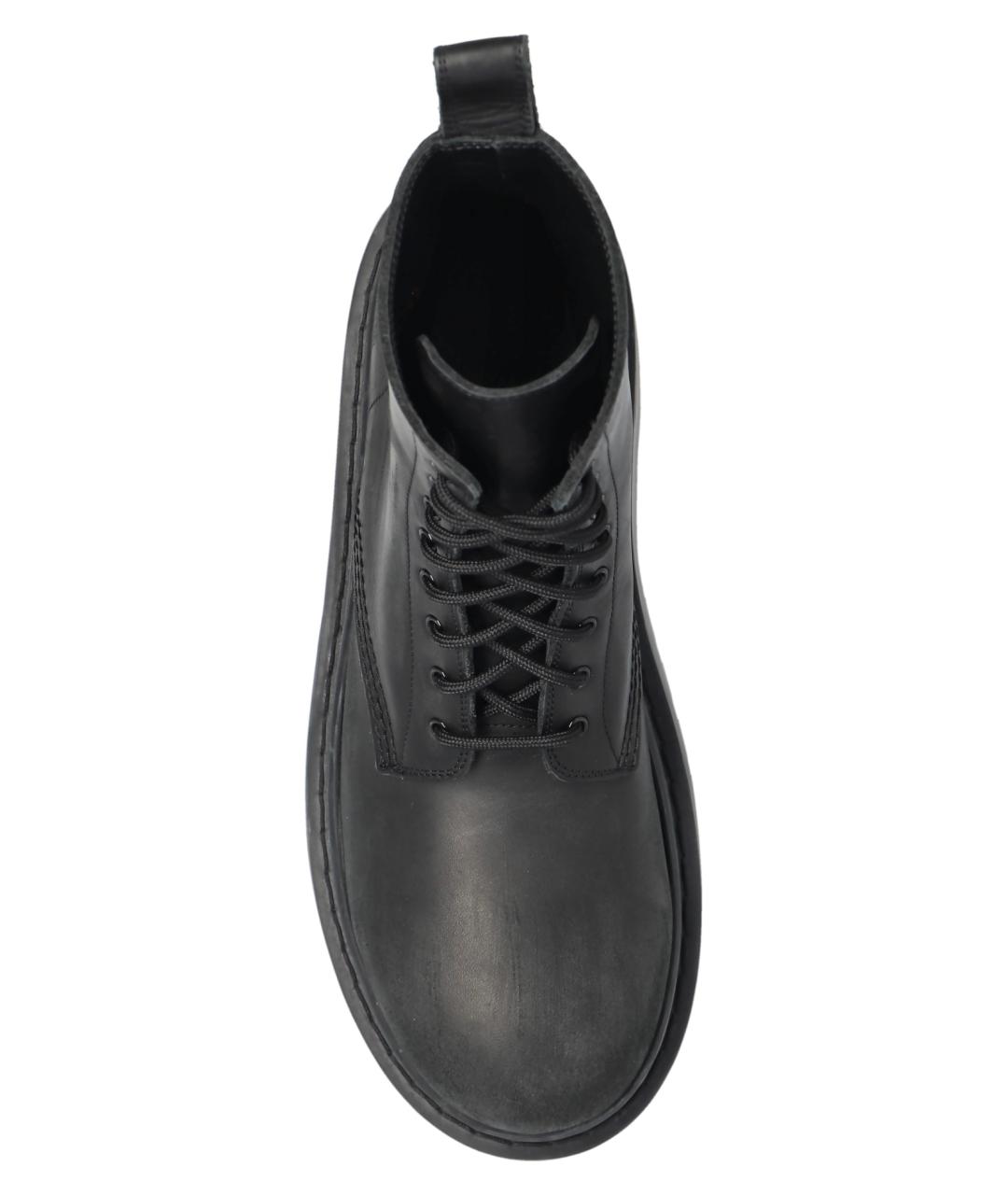 BALENCIAGA Черные кожаные ботинки, фото 3