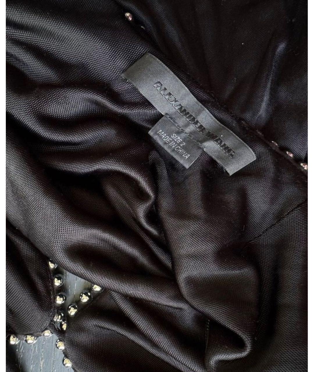 ALEXANDER WANG Черное вискозное вечернее платье, фото 3