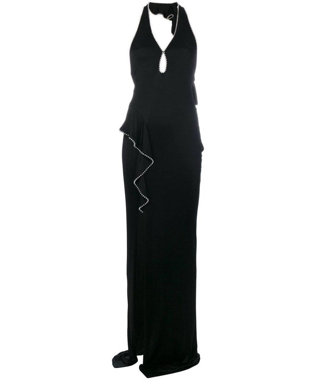 ALEXANDER WANG Черное вискозное вечернее платье, фото 7