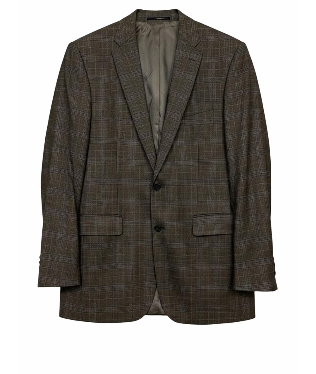 CERRUTI 1881 Коричневый шерстяной пиджак, фото 1