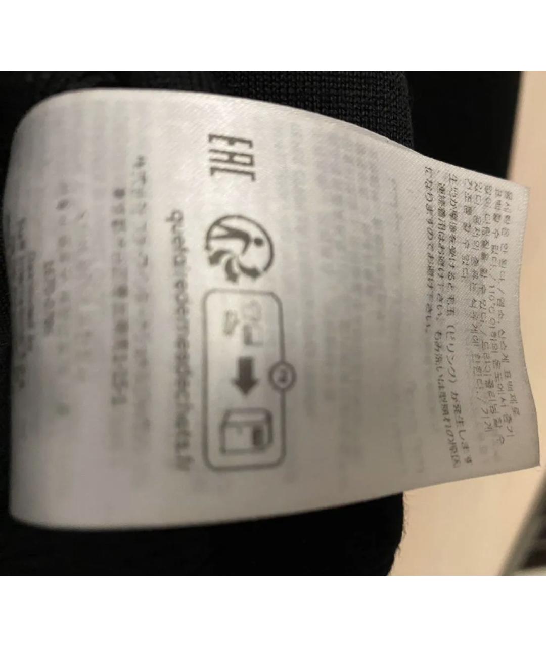 DSQUARED2 Черная шерстяная водолазка, фото 5