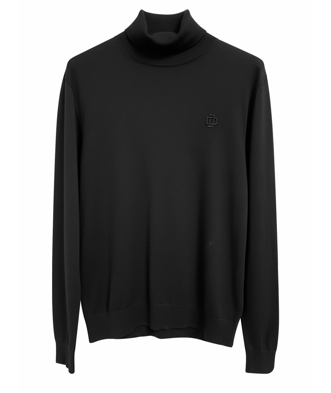 DSQUARED2 Черная шерстяная водолазка, фото 1