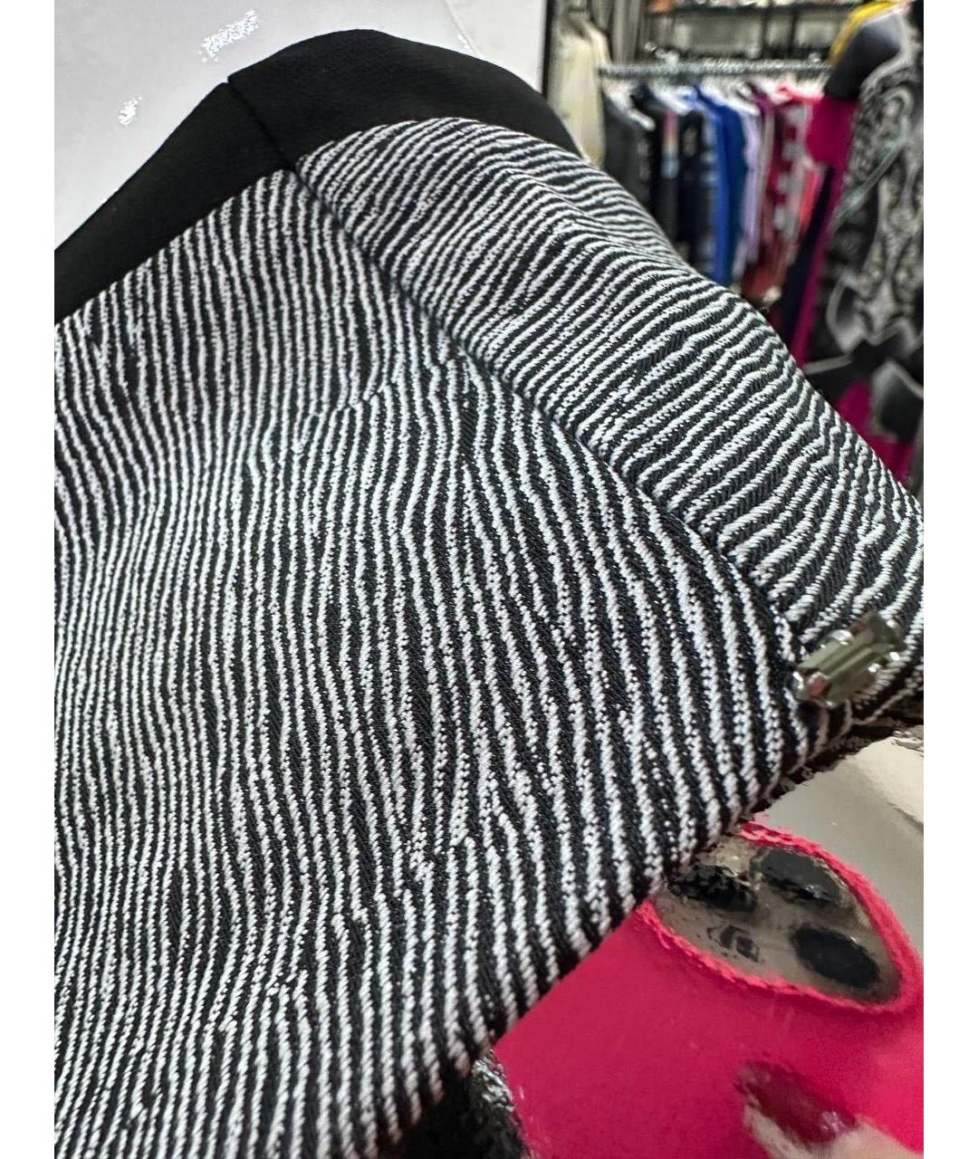 SPORTMAX Серое полиэстеровое коктейльное платье, фото 6