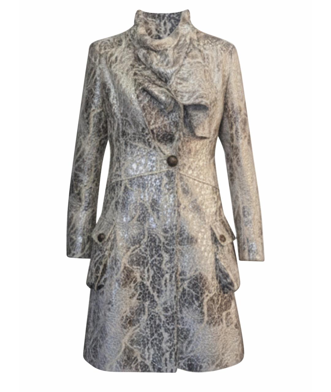 CHLOE Серебряное хлопковое пальто, фото 1