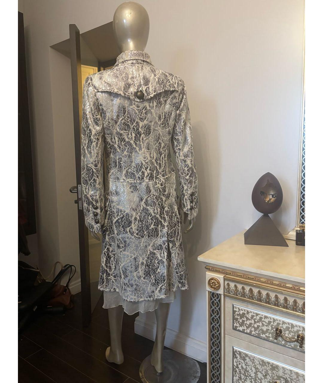 CHLOE Серебряное хлопковое пальто, фото 2