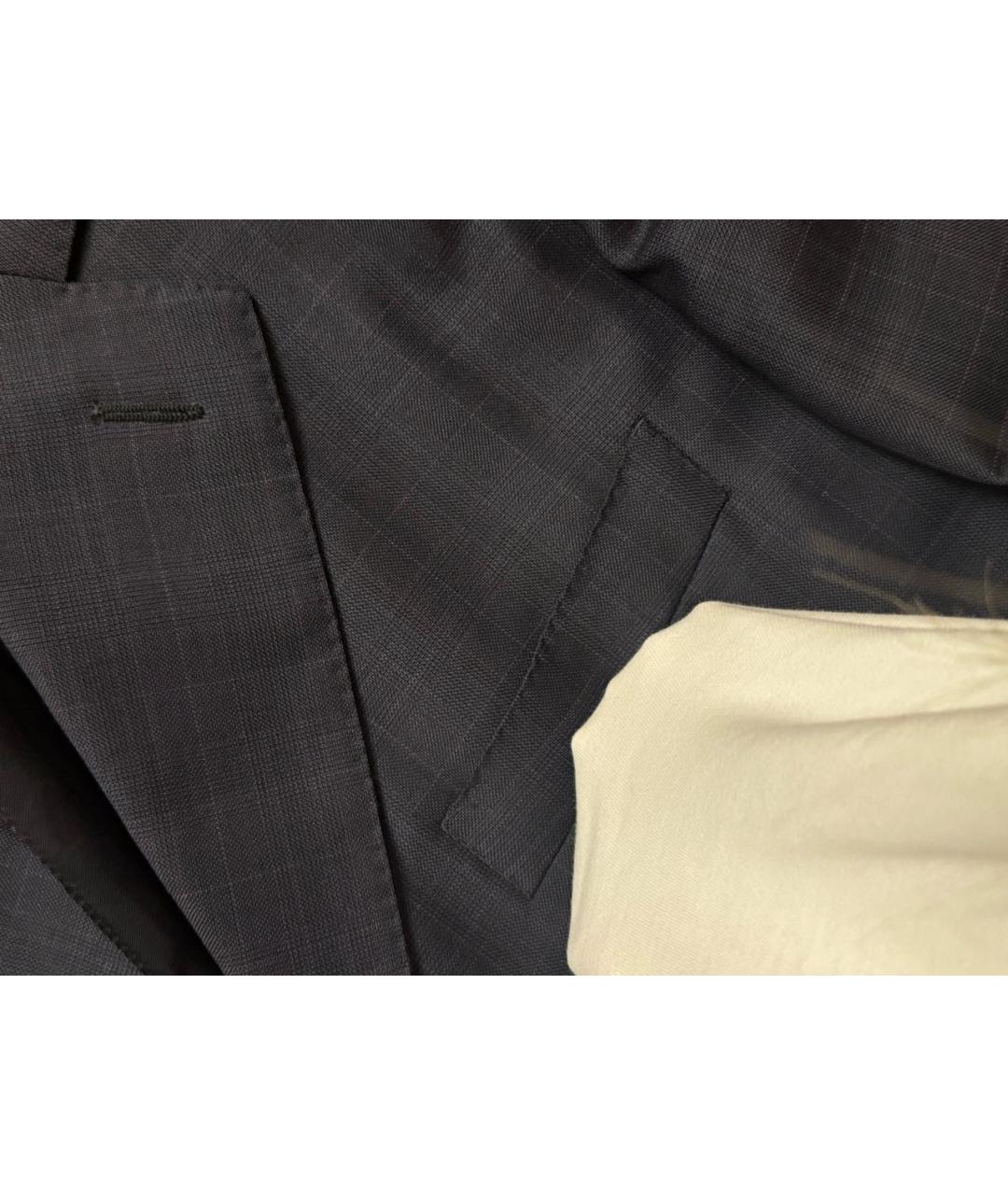 CANALI Темно-синий классический костюм, фото 4