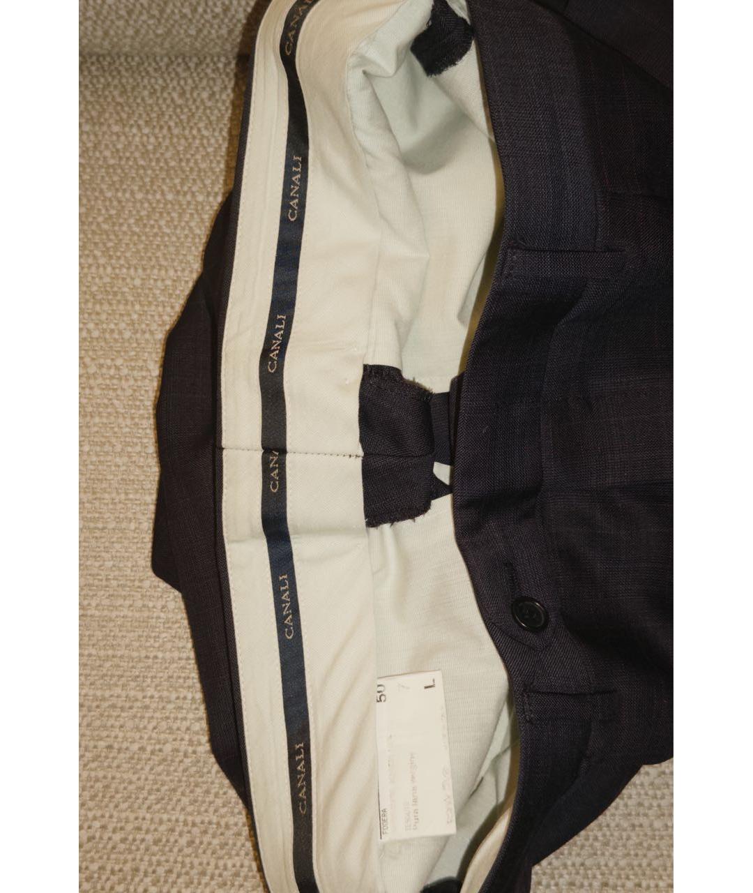 CANALI Темно-синий классический костюм, фото 5