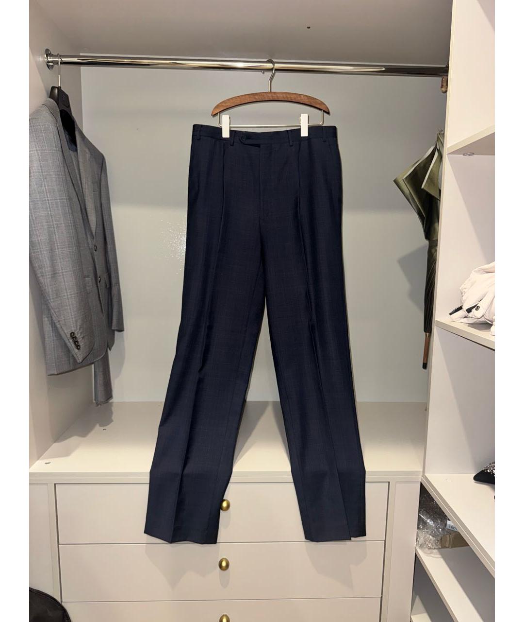 CANALI Темно-синий классический костюм, фото 2