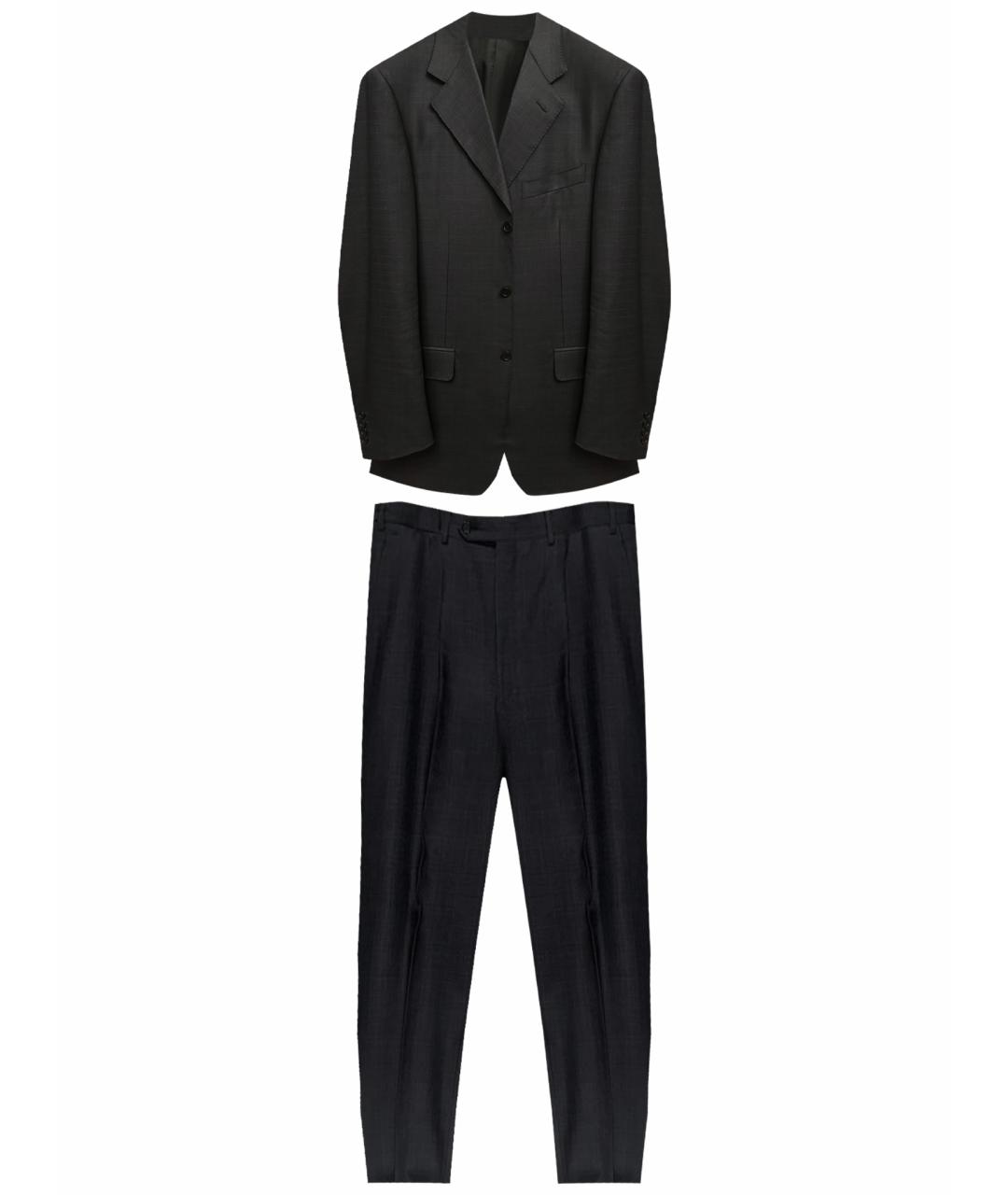 CANALI Темно-синий классический костюм, фото 1