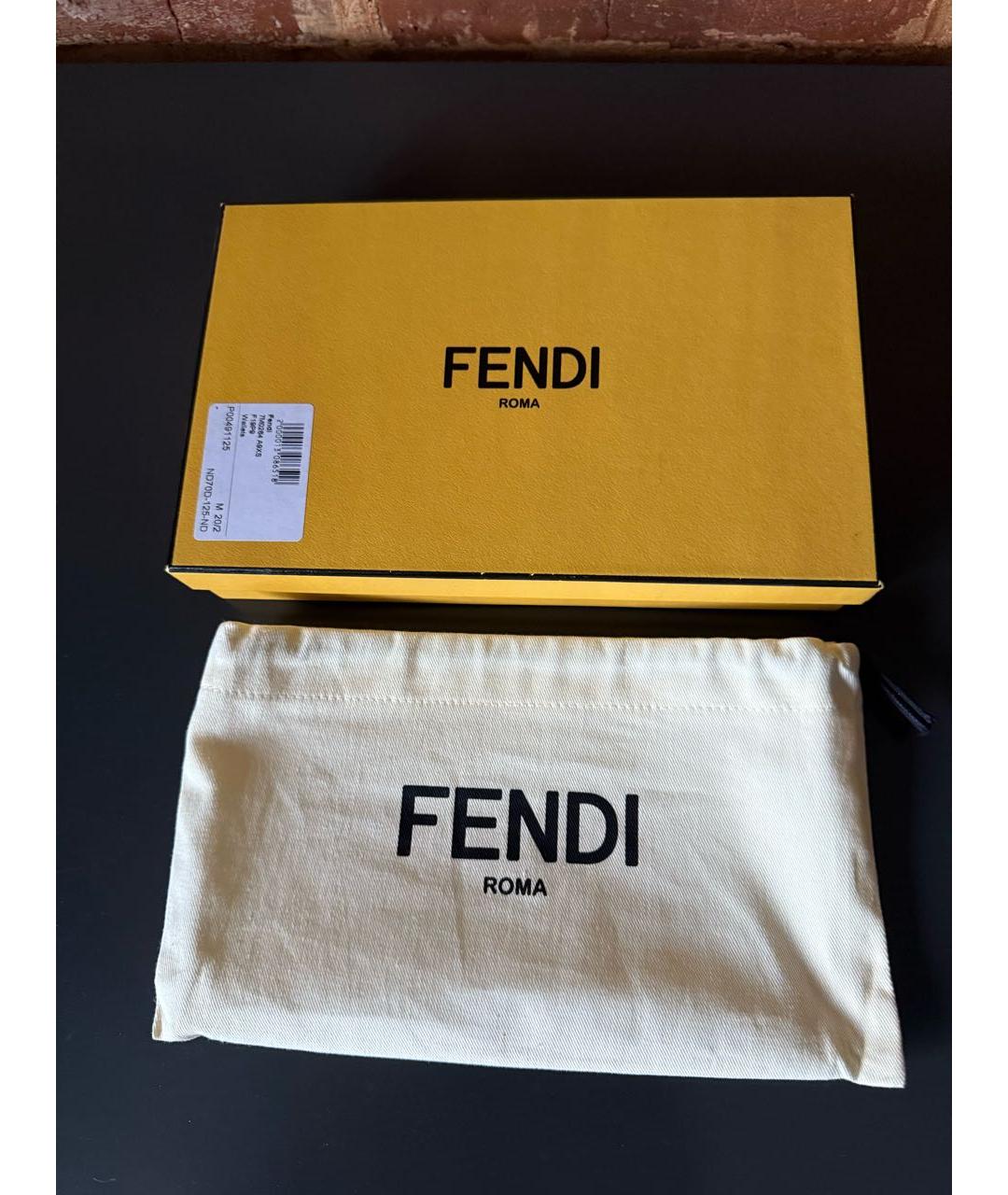 FENDI Мульти кожаный кошелек, фото 5