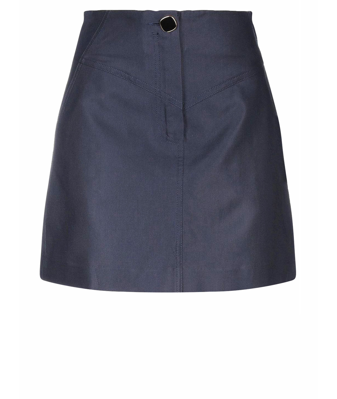SANDRO Темно-синяя хлопковая юбка мини, фото 1